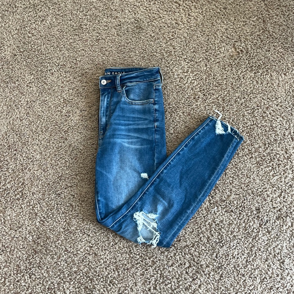 AE Next Level Stretch Temp Tech Super Hi-Rise Jegging Size 6 Short